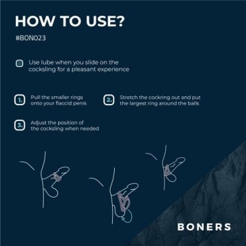 Boners open cocksling uitleg