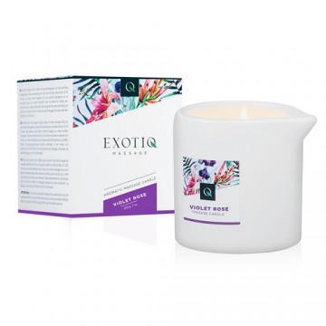 Exotiq massage candle violet rose   200g