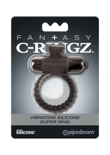 Fantasy c ringz   vibrating silicone super ring package