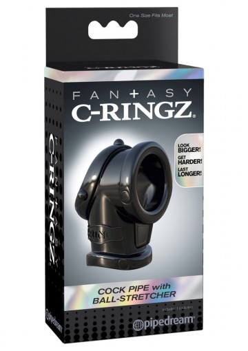 Fantasy c ringz cock pipe with ball stretcher package