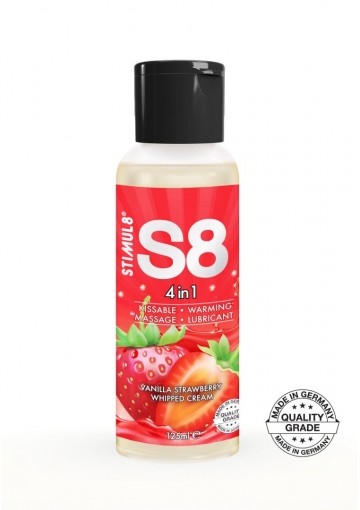 S8 4 in 1 dessert lube 125ml aardbij