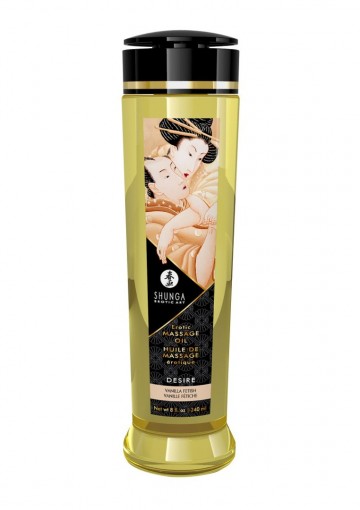 Shunga   massage olie   sensual island flowers   240 ml almond