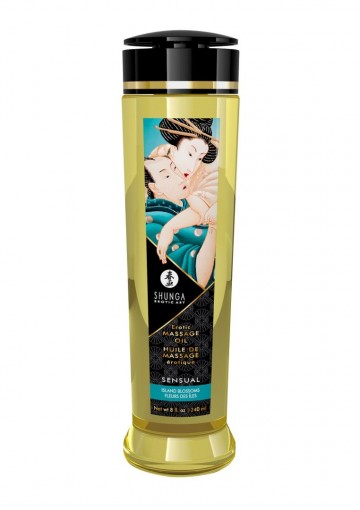 Shunga   massage olie   sensual island flowers   240 ml island blossom