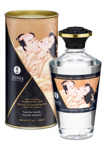 Shunga aphrodisiac warming oil 100ml vanilla fetish