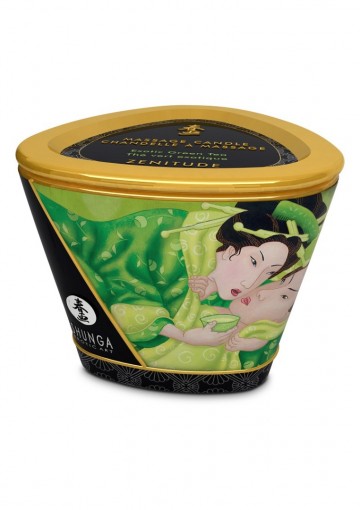 Shunga massage candle 170ml green tea