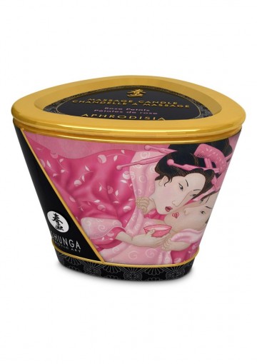 Shunga massage candle 170ml rose