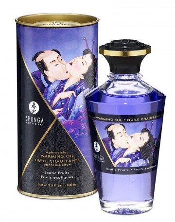 Shunga verwarmende olie exotic fruits 100 ml