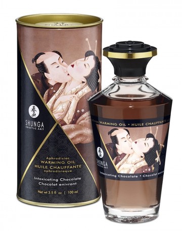 Shunga verwarmende olie intoxicating chocolate 100 ml